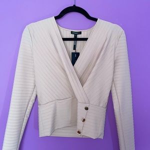 DYNAMITE blush pink asymmetrical top size S new with tags